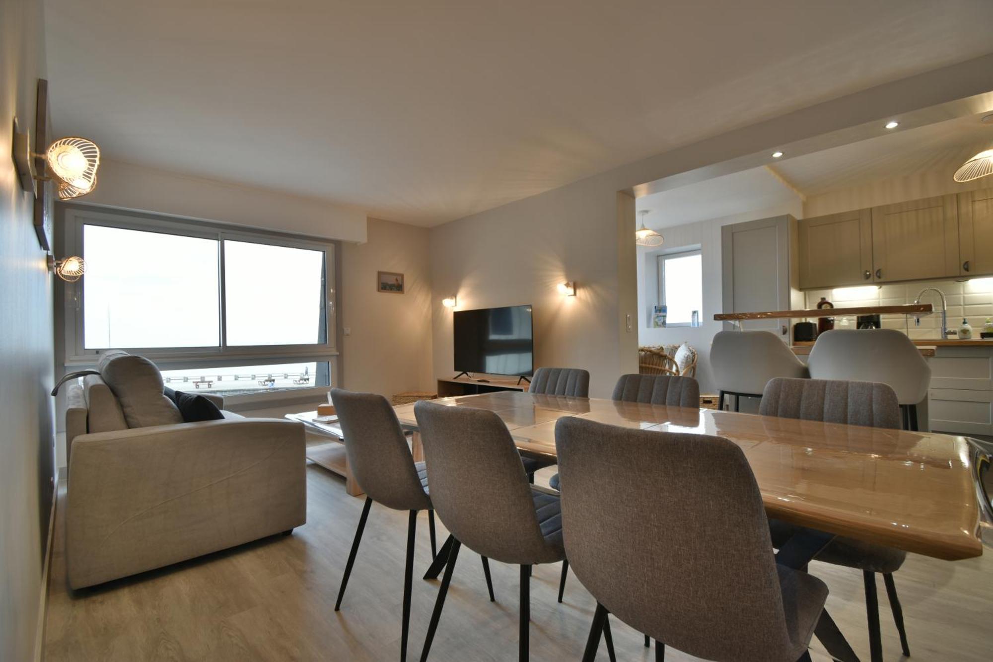 Appartement Renove Avec Vue Sur Mer A Fecamp ! Exterior foto