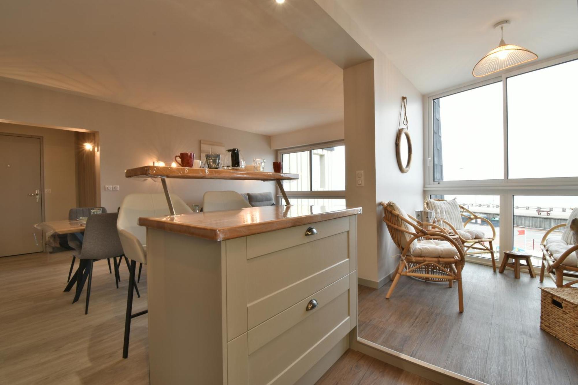 Appartement Renove Avec Vue Sur Mer A Fecamp ! Exterior foto